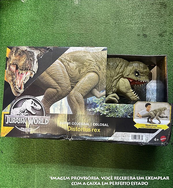 DISTORTUS REX SUPER COLOSSAL MATTEL - 78 CM - JURASSIC WORLD REBIRTH D-REX [PRÉ-VENDA]