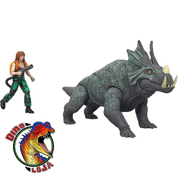 ESTEMMENOSUCHUS E CLAIRE FUGA DE GIROSFERA MATTEL JURASSIC WORLD LEGACY COLLECTION REIMAGINED [PRÉ-VENDA]