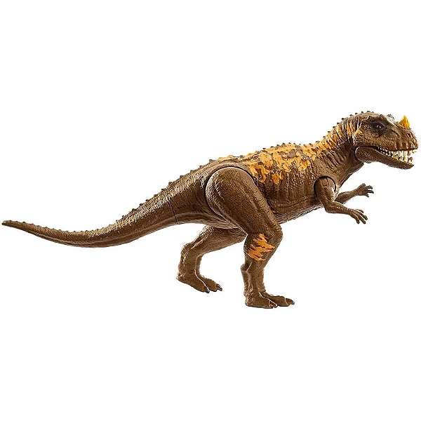CERATOSAURUS MATTEL ROARIVORES 2019 MARROM DINO RIVALS JURASSIC WORLD DINOS COM SONS CERATOSSAURO