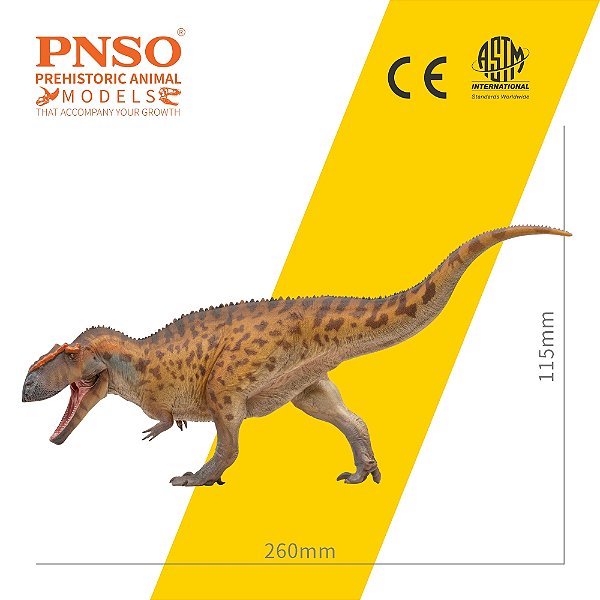 TAUROVENATOR PNSO "HUGO" FIGURA DE DINOSSAURO CARNÍVORO MINIATURA DE PVC