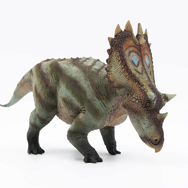 UTAHCERATOPS HAOLONGGOOD VERDE MINIATURA DINOSSAURO CHIFRUDO CERATOPSIANO