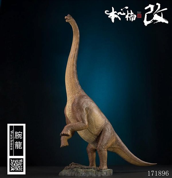 BRACHIOSAURUS NANMU 2022 EMPINADO JURASSIC PARK EDIÇÃO LIMITADA 500 UNIDADES BRAQUIOSSAURO DE RESINA "WATCHMEN"