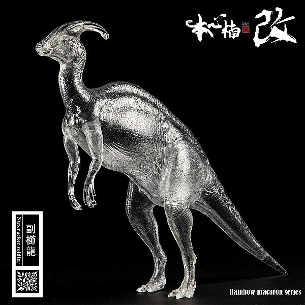 PARASAUROLOPHUS NANMU 2022 "MACARON" TRANSPARENTE JURASSIC PARK "NUTCRACKER SOLDIER" PARASAUROLOFO