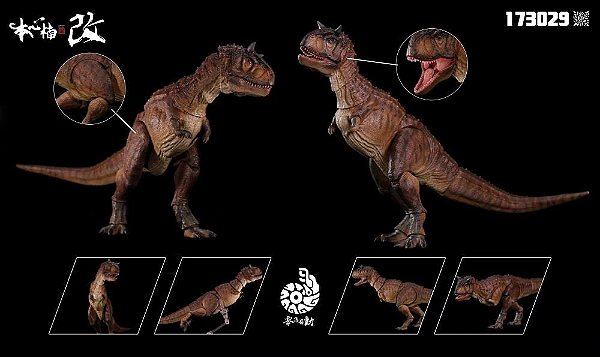 CARNOTAURUS NANMU 2024 "RANGER 3.0" VERMELHO FIGURA ARTICULADA SMART SERIES CARNOTAURO