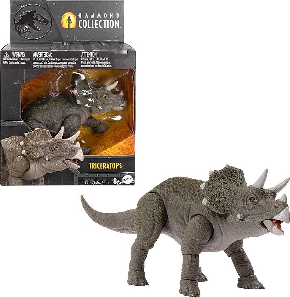 TRICERATOPS MATTEL FILHOTE HAMMOND COLLECTION JURASSIC WORLD DOMINION