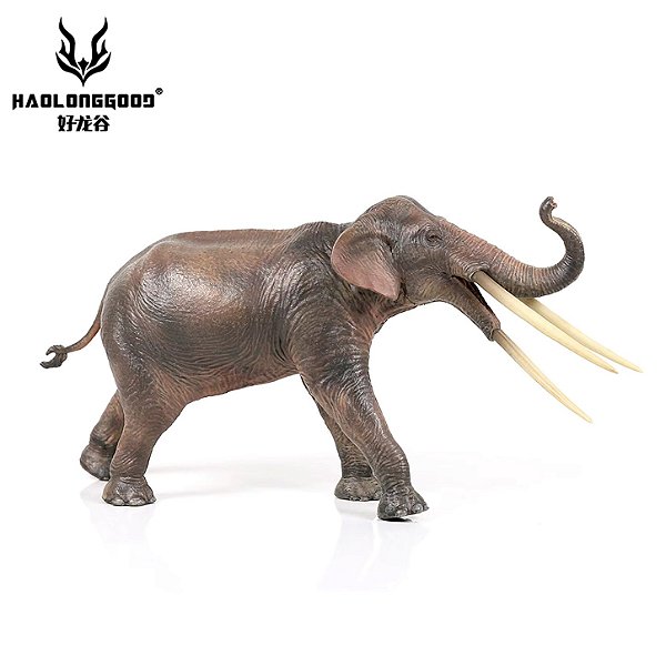 STEGOTETRABELODON HAOLONGGOOD MARROM MINIATURA ELEFANTE EXTINTO MAMÍFERO PRÉ-HISTÓRICO
