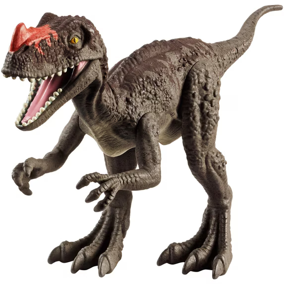 PROCERATOSAURUS MATTEL 2018 MARROM ATTACK PACK JURASSIC WORLD FALLEN KINGDOM DINOSSAURO PROCERATOSSAURO