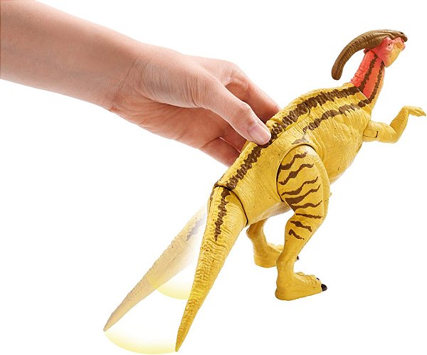 PARASAUROLOPHUS MATTEL DUAL ACTION DINO RIVALS JURASSIC WORLD PARASAUROLOFO [USADO]
