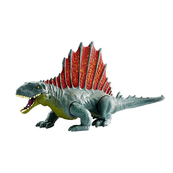 DIMETRODON MATTEL 2019 SAVAGE STRIKE DINO RIVALS JURASSIC WORLD DIMETRODONTE [USADO]