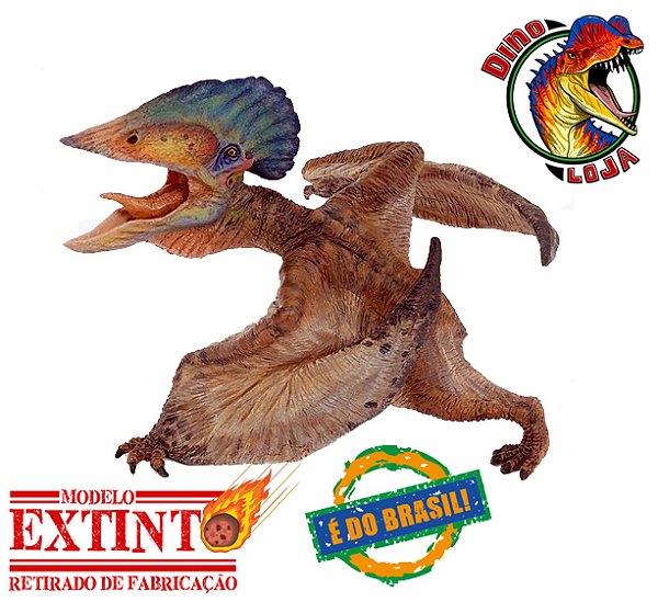 TUPUXUARA PAPO BRINQUEDO DE PTEROSSAURO BRASILEIRO MINIATURA IMPORTADA