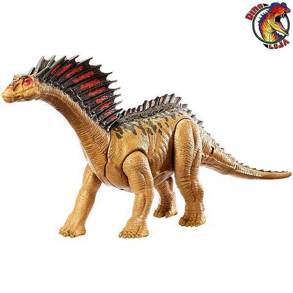 AMARGASAURUS MATTEL JURASSIC WORLD BRINQUEDO DINOSSAURO DINO RIVALS [USADO]