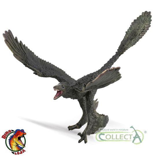 MICRORAPTOR COLLECTA DELUXE 2020 MINIATURA DE DINOSSAURO EMPLUMADO VOADOR