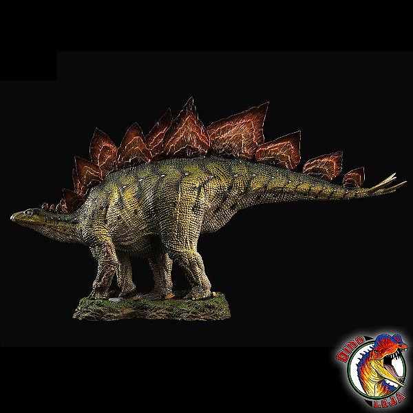 STEGOSAURUS REBOR - VERSÃO FLORESTA RÉPLICA DINOSSAURO DE COLEÇÃO ESCALA 1/35