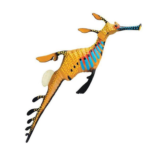 DRAGÃO-MARINHO-COMUM SAFARI BRINQUEDO INCREDIBLE CREATURES MINIATURA DE PEIXE EXÓTICO