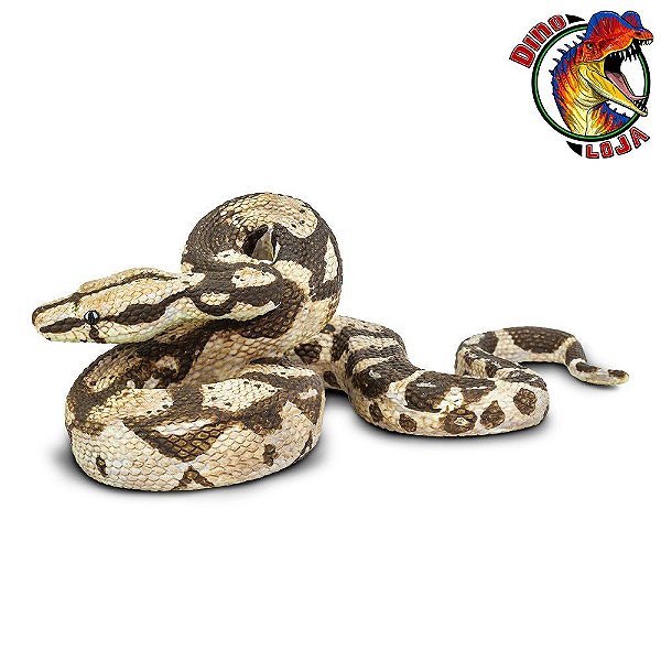 JIBOIA BOA CONSTRICTOR SAFARI LTD INCREDIBLE CREATURES MINIATURA DE COBRA SERPENTE DE BRINQUEDO