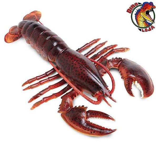 LAGOSTA-DO-MAINE SAFARI LTD INCREDIBLE CREATURES MINIATURA DE ANIMAL MARINHO