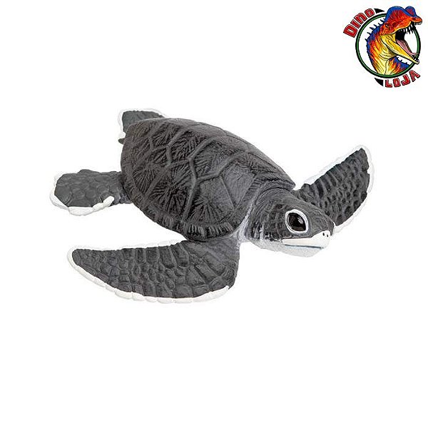 TARTARUGA MARINHA FILHOTE SAFARI LTD INCREDIBLE CREATURES MINIATURA DE ANIMAL
