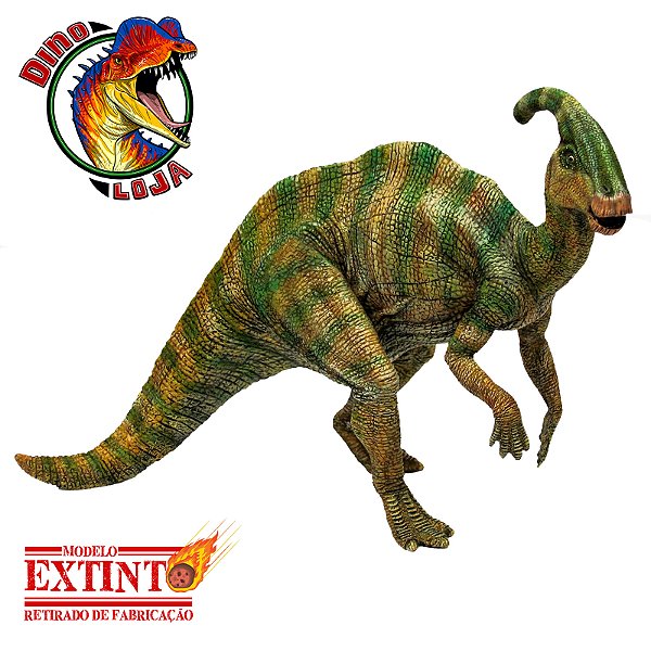 PARASSAUROLOFO PAPO BRINQUEDO RÉPLICA DE DINOSSAURO MINIATURA PARASAUROLOPHUS