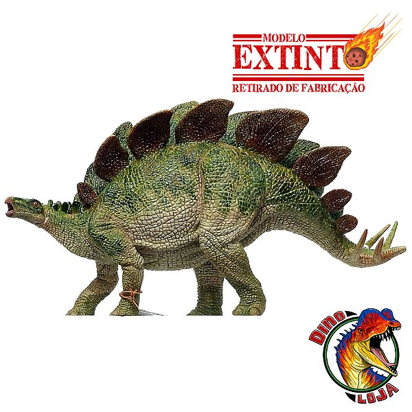 STEGOSAURUS PAPO MINIATURA BRINQUEDO DE DINOSSAURO RÉPLICA COLECIONÁVEL ESTEGOSSAURO [USADO]