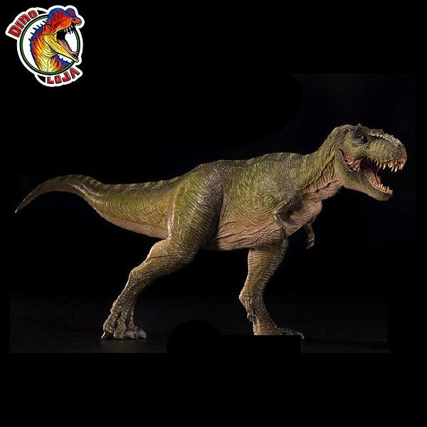 TYRANNOSAURUS REX NANMU 2020 VERDE FIGURA DINOSSAURO JURASSIC WORLD DINOSSAUROS DE COLEÇÃO