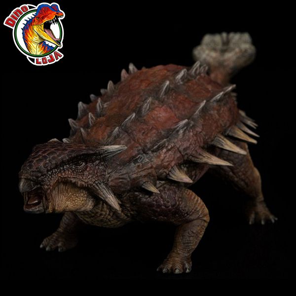 ANKYLOSAURUS NANMU VERMELHO FIGURA DINOSSAURO JURASSIC WORLD DINOSSAUROS DE COLEÇÃO