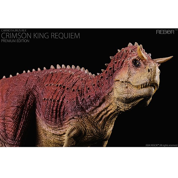 CARNOTAURUS REBOR CRIMSON KING REQUIEM PREMIUM DINOSSAURO COLECIONÁVEL IMPORTADO RÉPLICA CARNOTAURO DISNEY