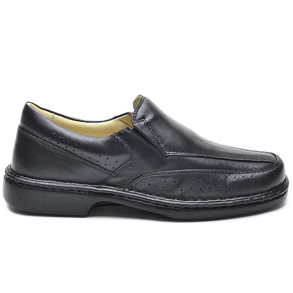 Sapato Social Preto Confort