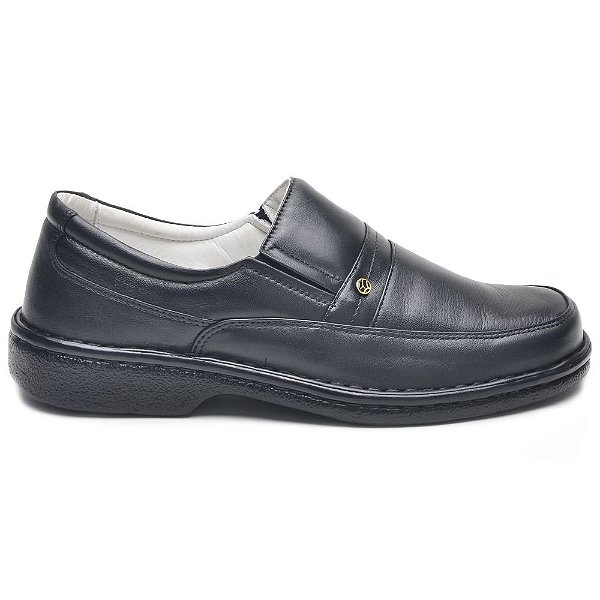 Sapato Social Preto Confort