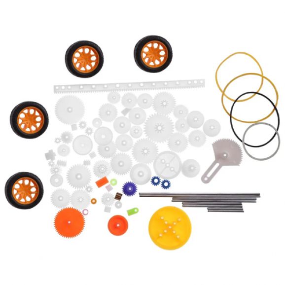 Kit Engrenagens Plásticas Correias Cremalheiras e Polias A1075 75pcs