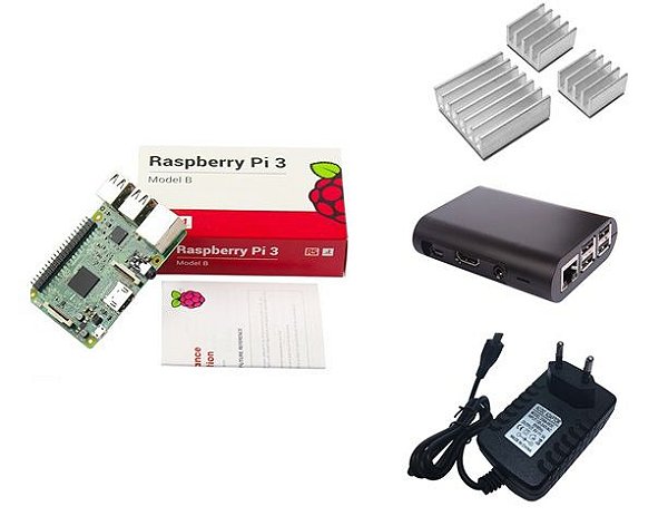 Kit Raspberry Pi 3 Modelo B