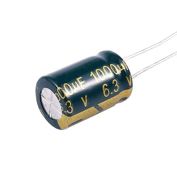 Capacitor Eletrolítico 1000uF 6.3V