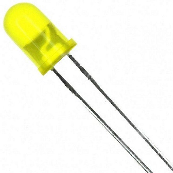 Led Difuso Amarelo 5mm