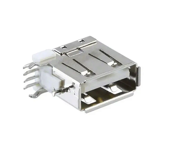 Conector Usb Fêmea 90° com Trava