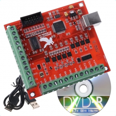 Placa Interface Controladora CNC 4 Eixos USB para Mach3