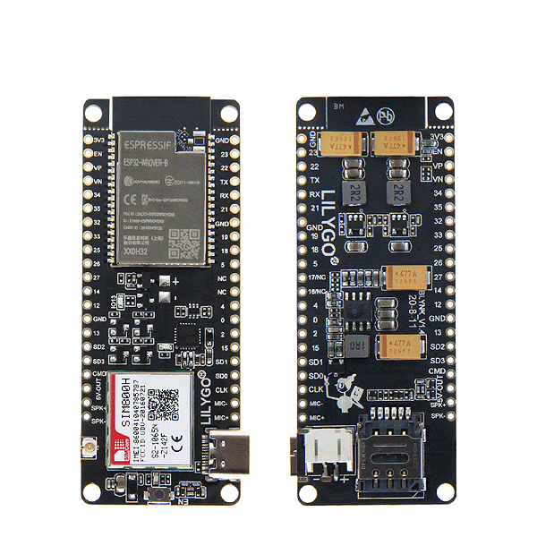 Placa de Desenvolvimento TTGO T-CALL ESP32 com SIM800L