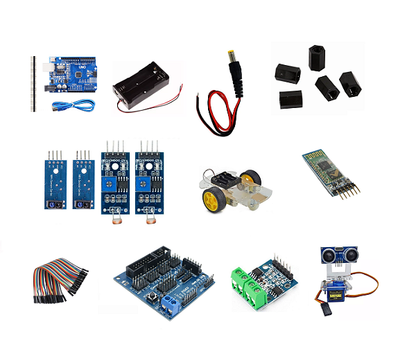 Kit Arduino Avançado Robô Inteligente