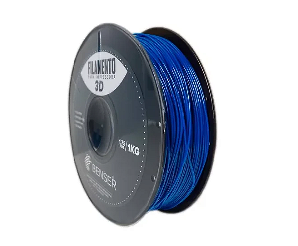 Filamento PLA 1Kg 1.75mm Azul Benser