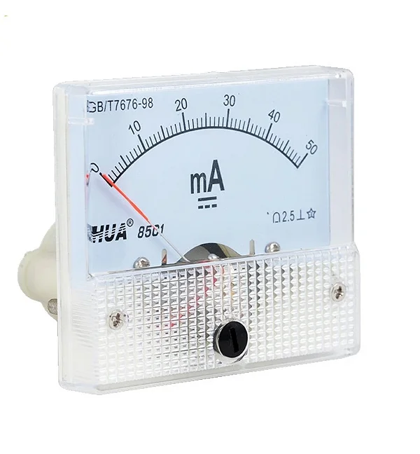 Amperímetro Analógico 85C1 - 0 a 50mA