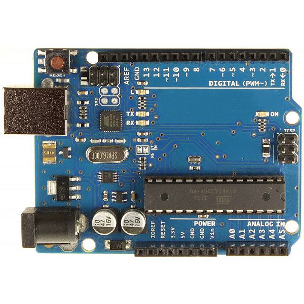 Placa Microcontrolador ATMEGA328P-PU (Compatível com Arduino Uno)