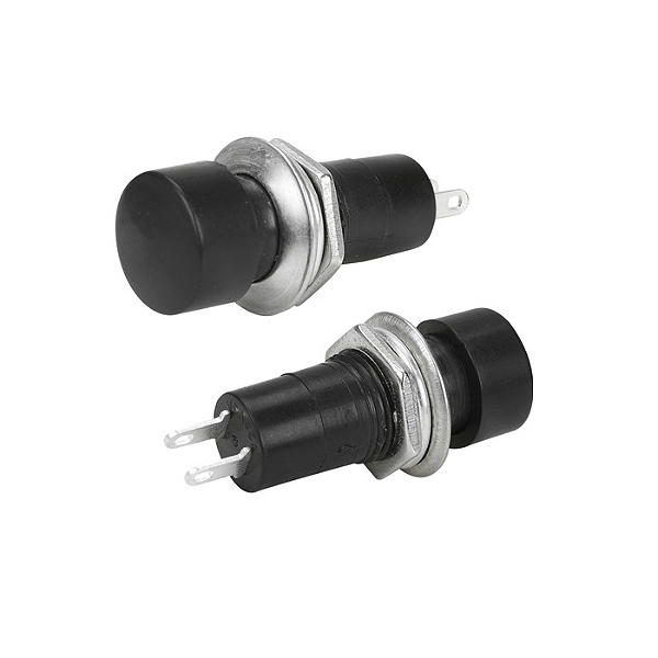 Chave Push Button com Trava PSB-16A Preto