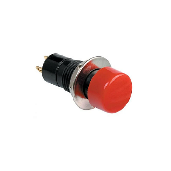 Chave Push Button com Trava PSB-16A Vermelha