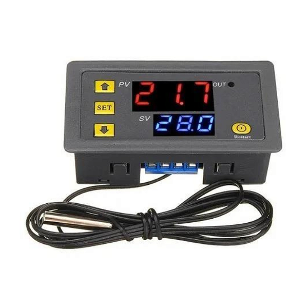Controlador de Temperatura Termostato W3230 12V