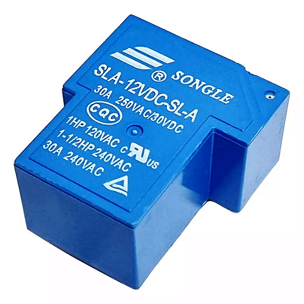 Relé de Alta Potência 12V 30A SLA-12VDC-SL-A