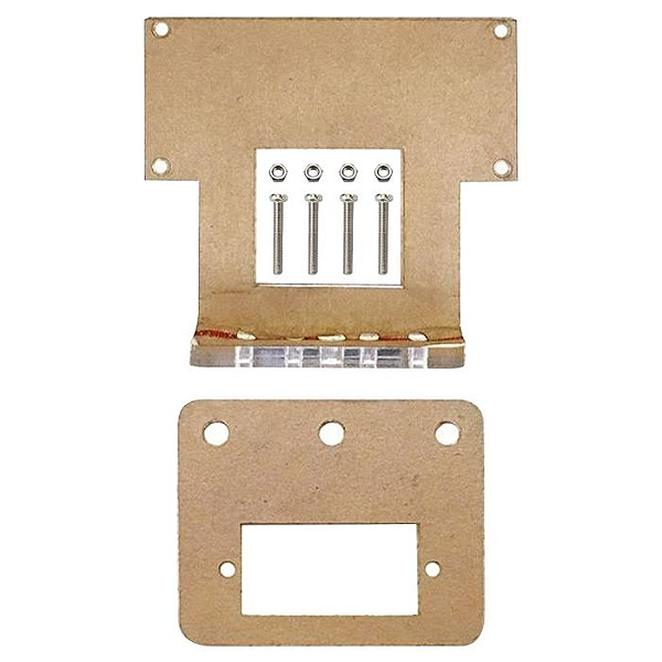 Suporte em Acrílico para Sensor Ultrassônico HC-SR04 e Servo Motor SG90