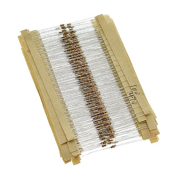 Kit 560 Resistores 1/4W 5% 56 Valores sem Caixa Organizadora