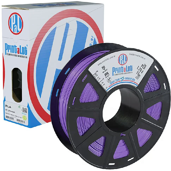 Filamento PLA 1Kg 1.75mm Lilás Printalot