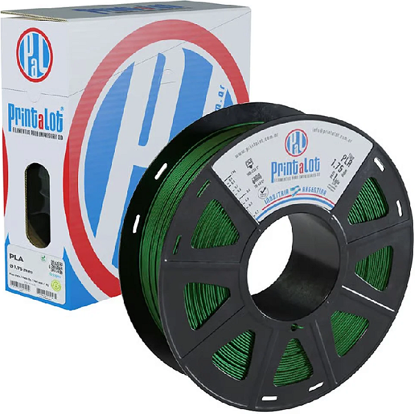 Filamento PLA 1Kg 1.75mm Metal Verde Kryptonita Printalot