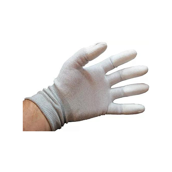 Par Luvas ESD Antiestática Cinza - Grande