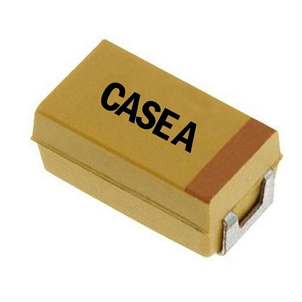 Capacitor de Tântalo SMD 10uF 16V - Case A