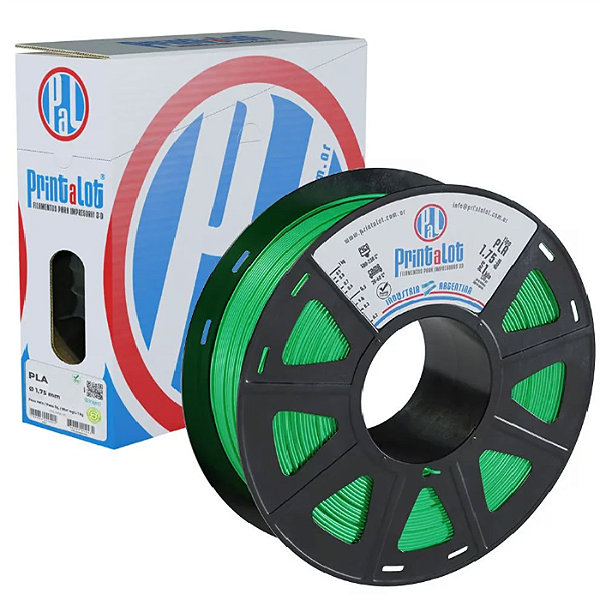 Filamento PLA 1Kg 1.75mm Fluo Verde Printalot